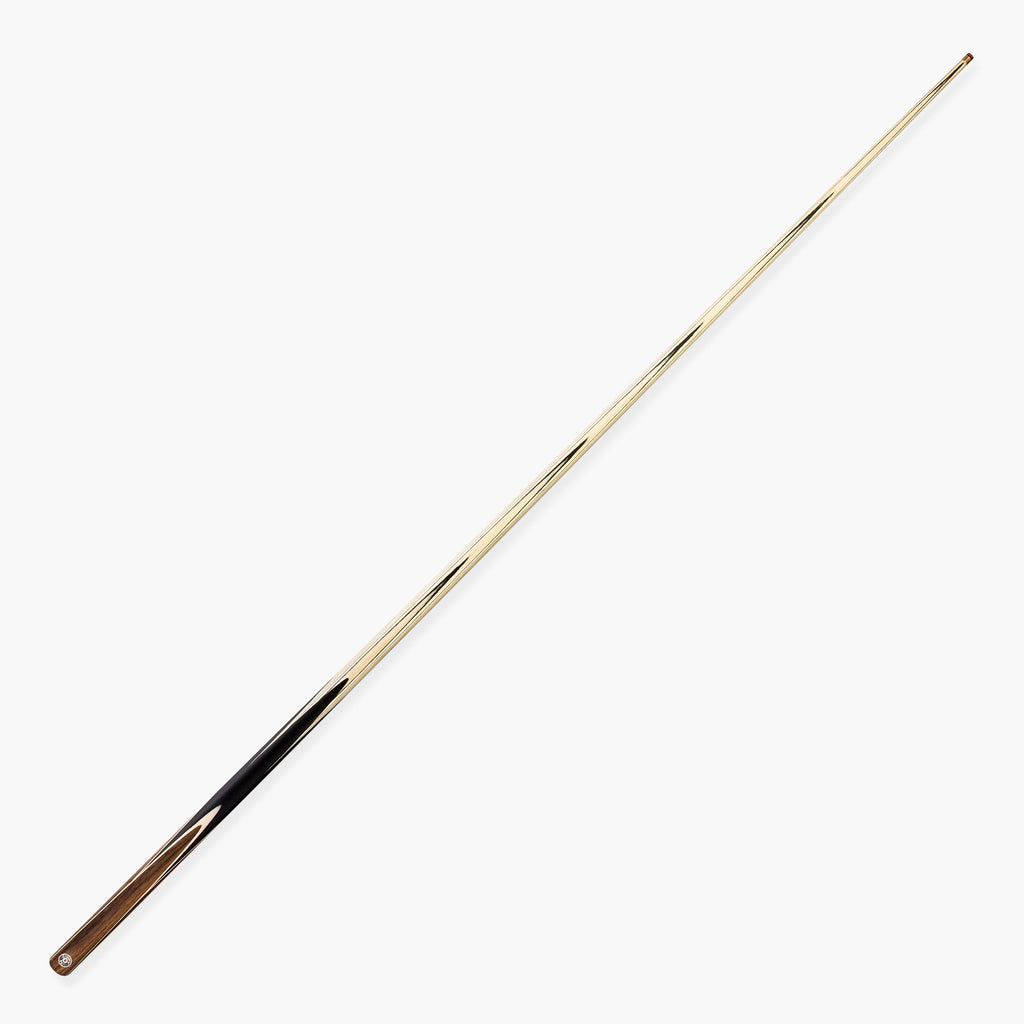 Jonny 8 Ball Walnut 57 Inch One Piece English Pool Cue with UV Printed Ash Shaft and 8.5mm Red Layered Tip
