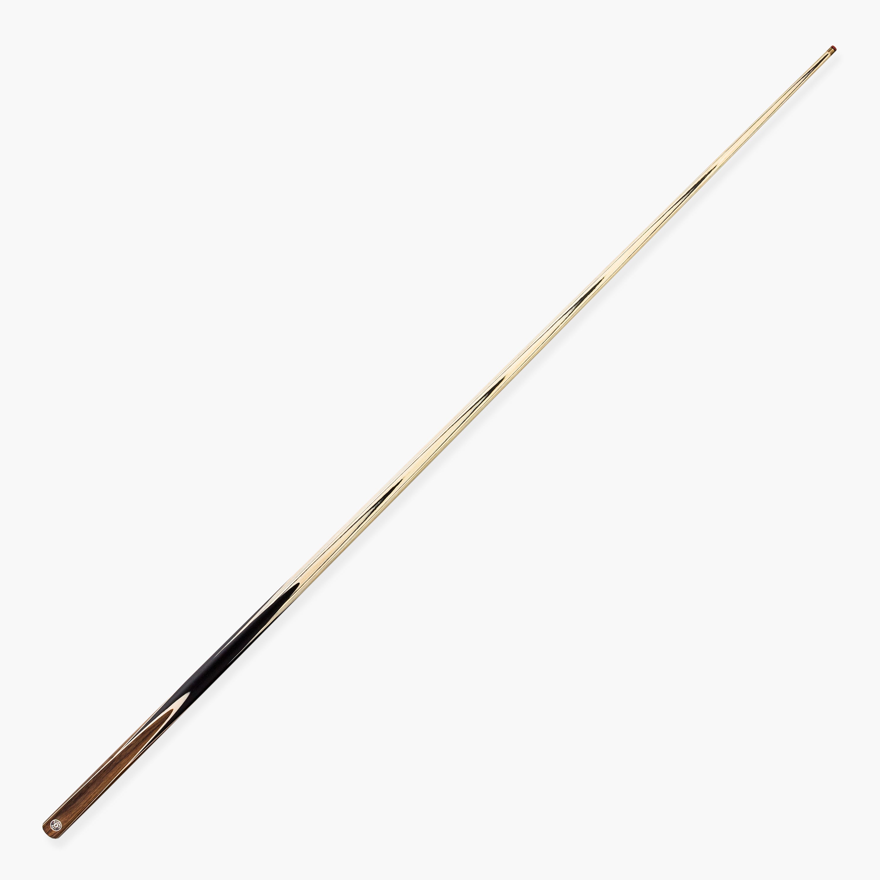 Jonny 8 Ball Walnut 57 Inch One Piece English Pool Cue with UV Printed Ash Shaft and 8.5mm Red Layered Tip