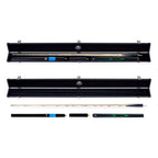 PRO147 Apollo 58 Inch 3/4 Jointed Hand Spliced Premium Snooker and Pool Cue and Case Set 9.5mm Tip