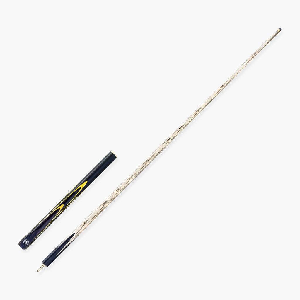 PRO147 Apollo 58 Inch 3/4 Jointed Hand Spliced Premium Snooker and Pool Cue 9.5mm Tip
