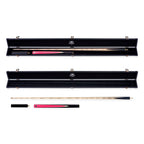 PRO147 Pink Pearl 3/4 Joint Cue and Case Set with 9.5mm Professional Layered Leather Tip