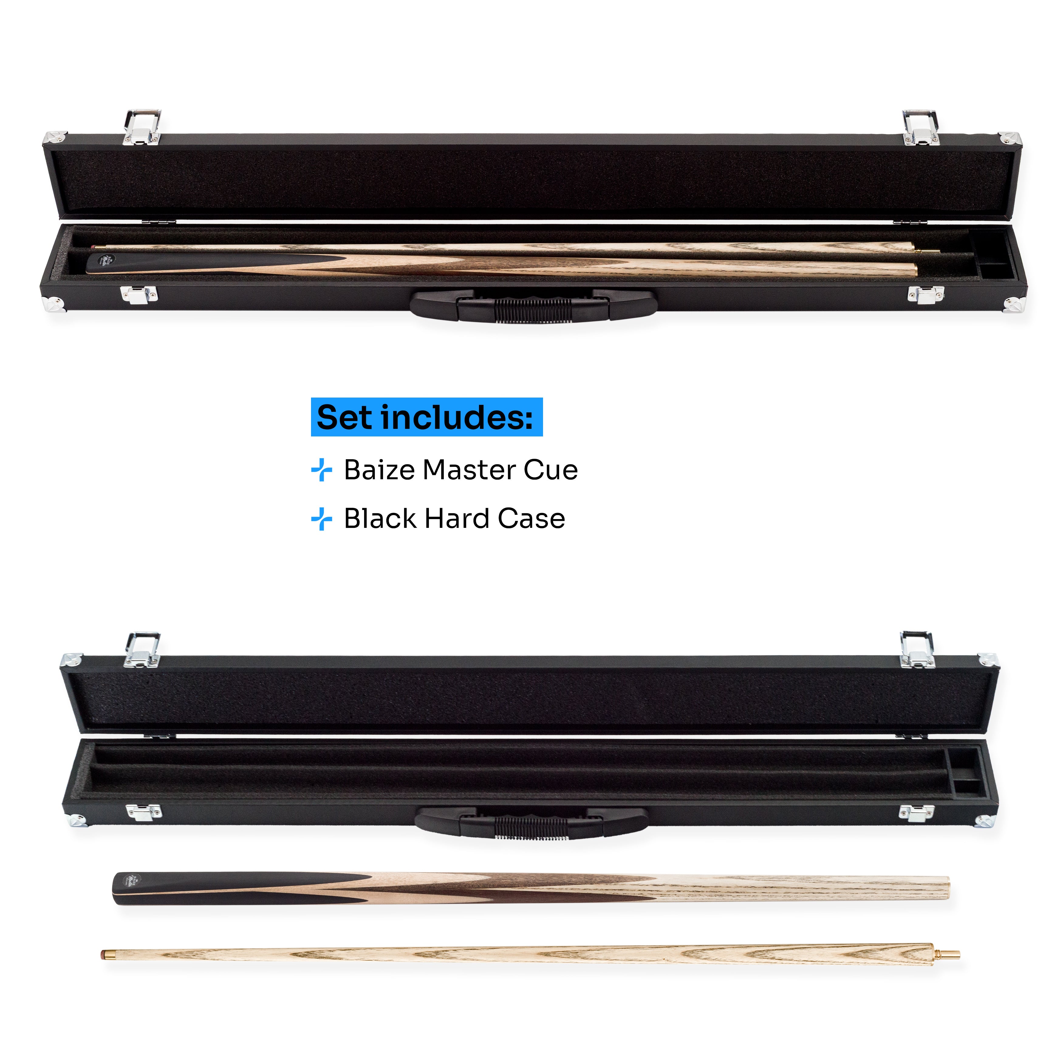 Baize Master Paragon 57-inch cue and case set - 9.3mm tip