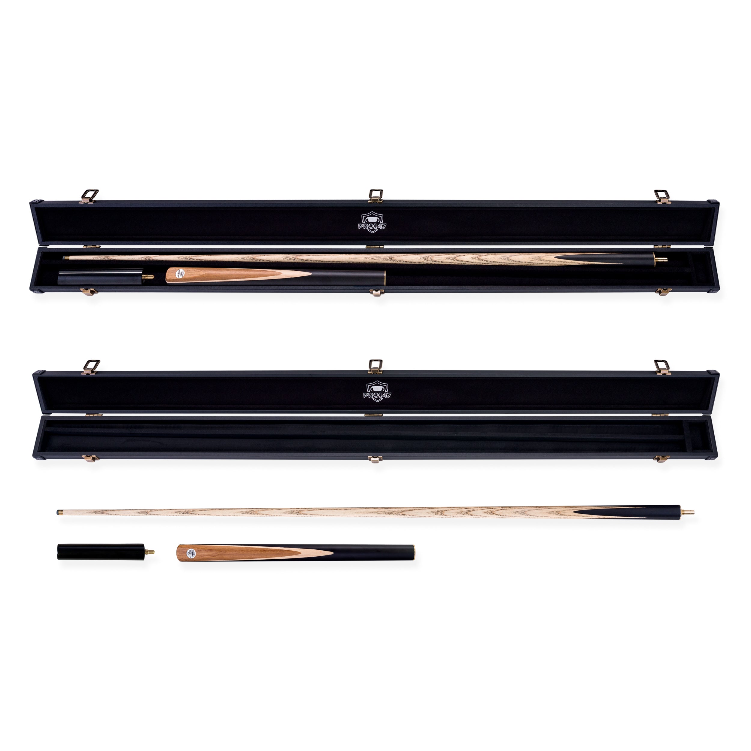 PRO147 Maple Flash 3/4 cue and case set Cue + Case
