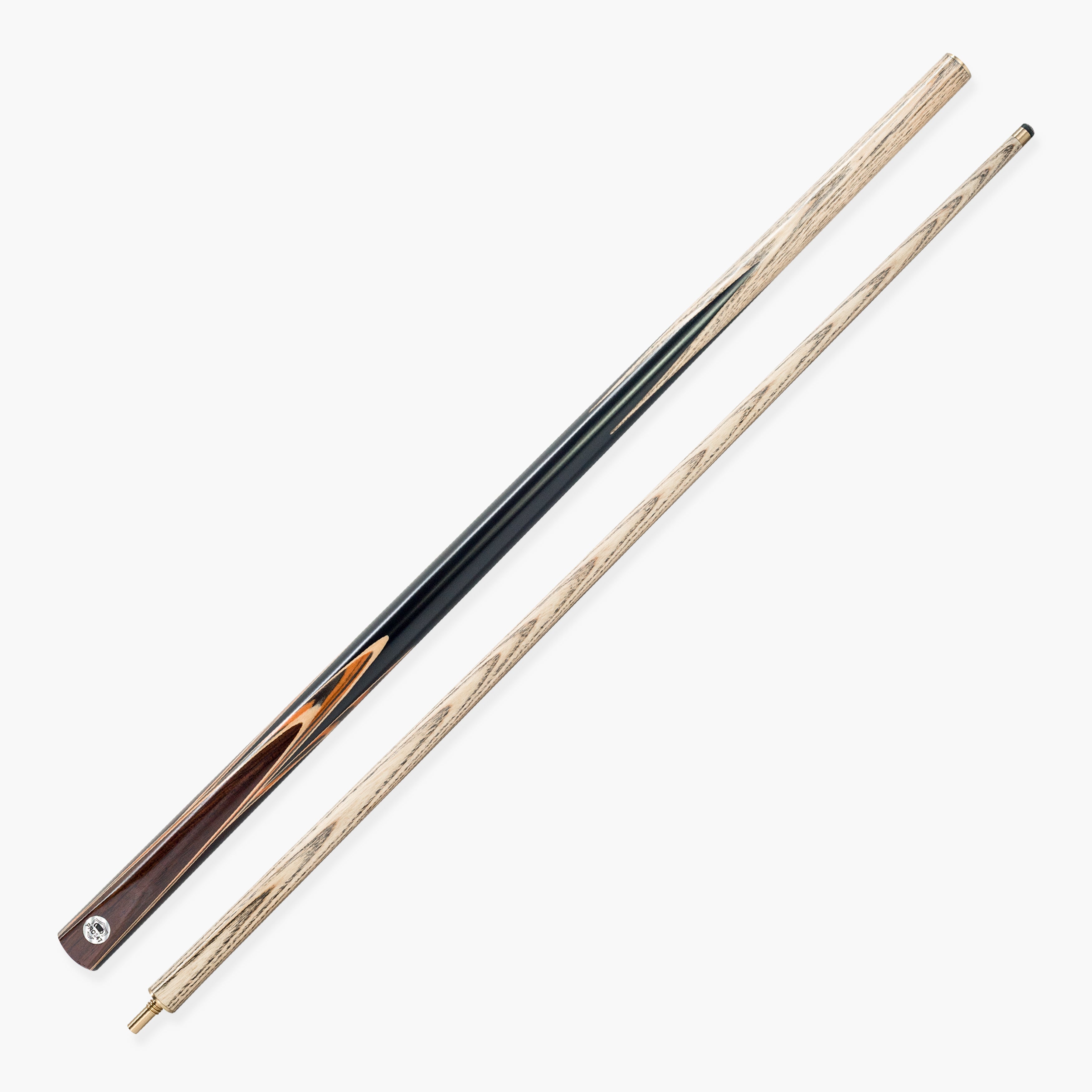 PRO147 TIGER 2 Piece Centre Joint Snooker and Pool Cue with 9.5mm Leather Tip