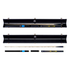 PRO147 Apollo 58 Inch 3/4 Jointed Hand Spliced Premium Snooker and Pool Cue and Case Set 9.5mm Tip