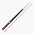 Kudos Red Bullet 57 Inch 2 Piece Centre Joint Ash Snooker Pool Cue with 9.5mm Tip