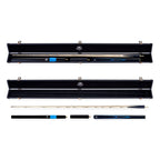 PRO147 Apollo 58 Inch 3/4 Jointed Hand Spliced Premium Snooker and Pool Cue and Case Set 9.5mm Tip