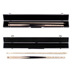 Jonny 8 Ball Jupiter 2 Piece 57 Inch English Pool Cue and Case Set with 8.5mm Red Layered Tip