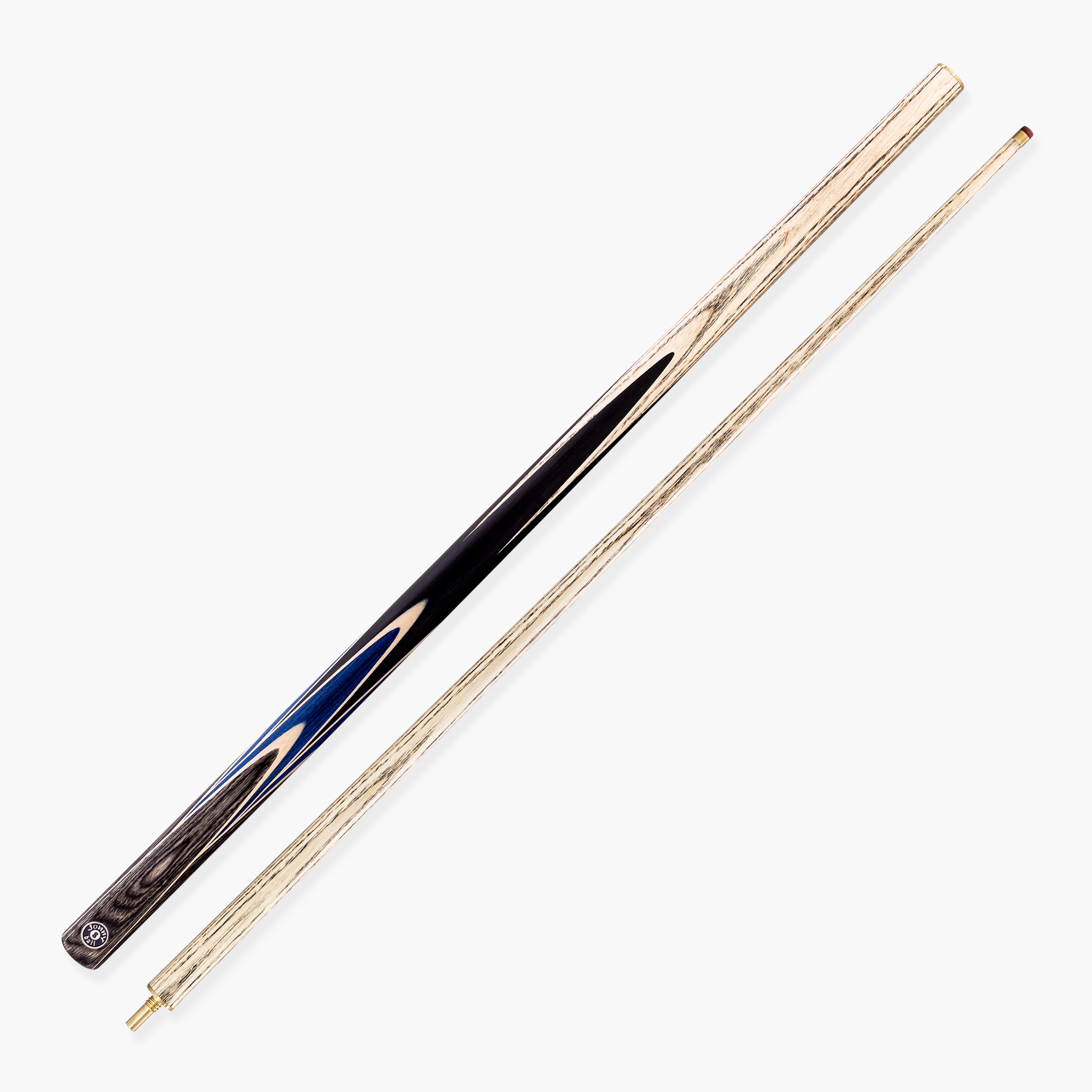 Jonny 8 Ball Vortex 57 Inch 2 Piece Centre Joint English Pool Cue with 8.5mm Professional Layered Tip
