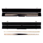 PRO147 Jupiter 2 Piece 57 Inch Snooker and English Pool Cue and Case Set with 9.5mm Red Layered Tip