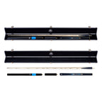 PRO147 Apollo 58 Inch 3/4 Jointed Hand Spliced Premium Snooker and Pool Cue and Case Set 9.5mm Tip