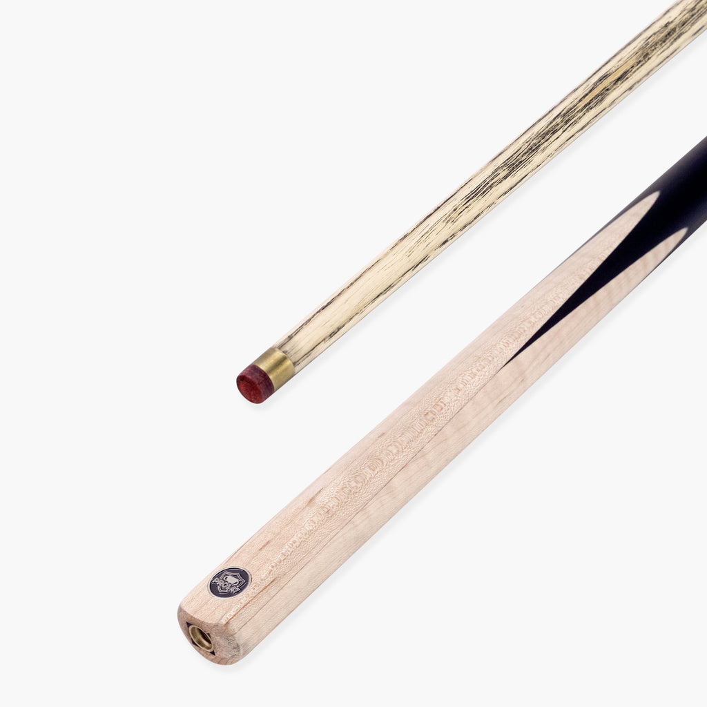 PRO147 Jupiter 57 Inch 2 Piece Snooker and Pool Cue with 9.5mm Red Layered Professional Tip