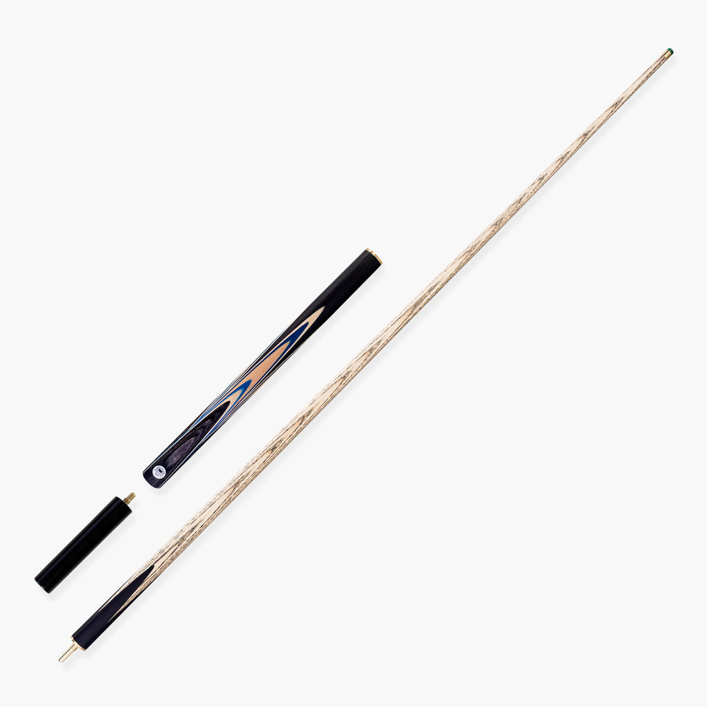 PRO147 Blue Pearl 3/4 Joint Cue and Case Set with 9.5mm Professional Layered Leather Tip