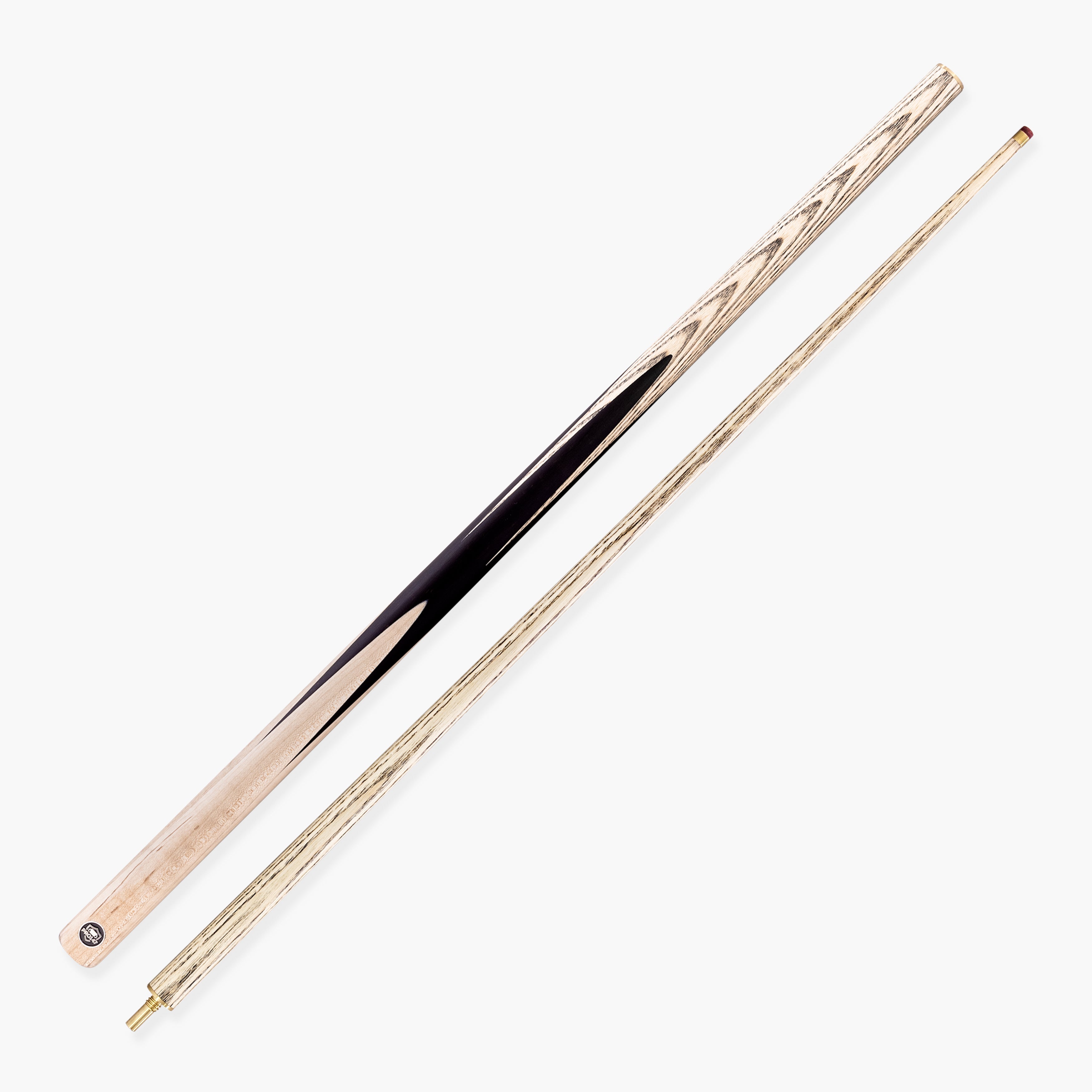 PRO147 Jupiter 2 Piece 57 Inch Snooker and English Pool Cue and Case Set with 9.5mm Red Layered Tip