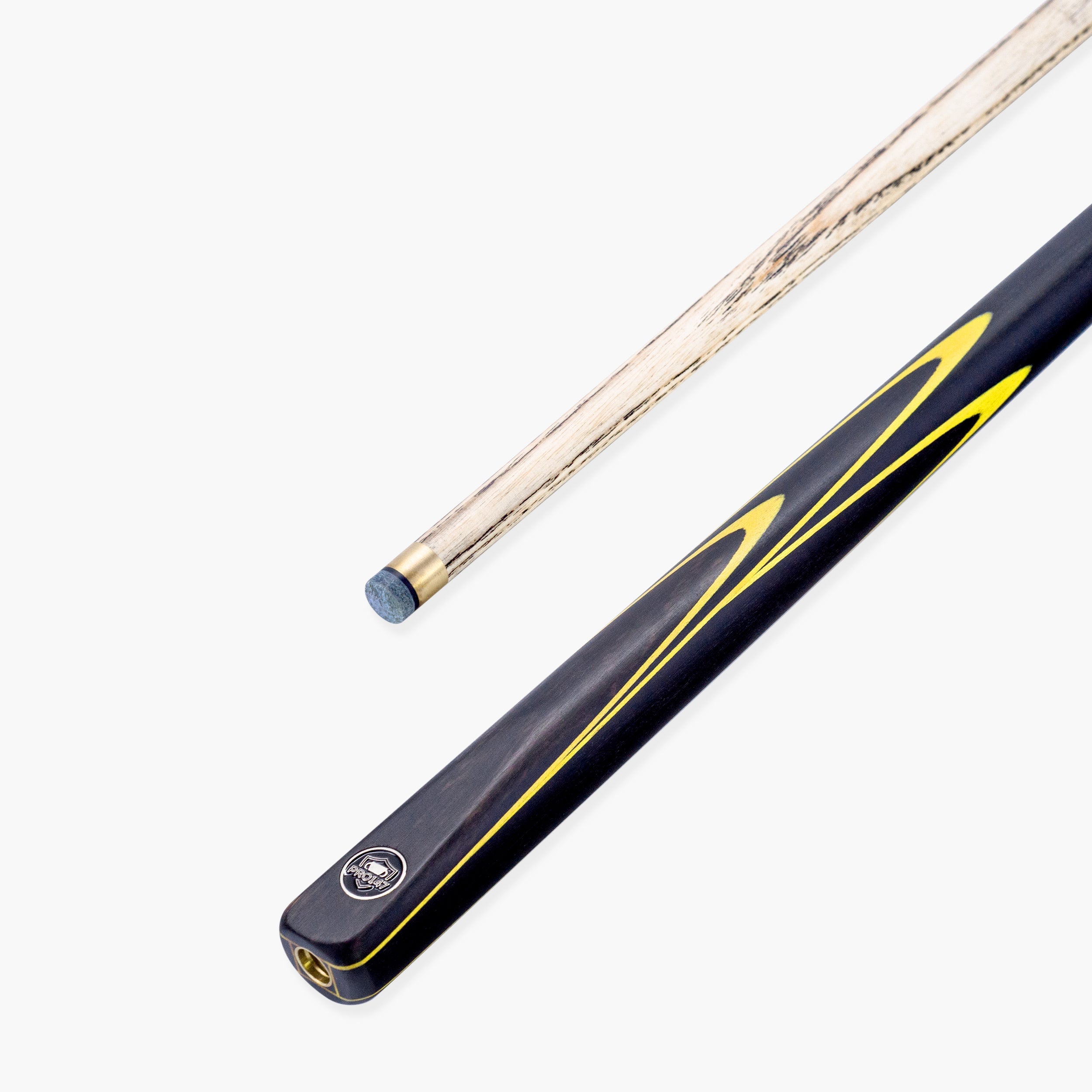 PRO147 Apollo 58 Inch 3/4 Jointed Hand Spliced Premium Snooker and Pool Cue 9.5mm Tip