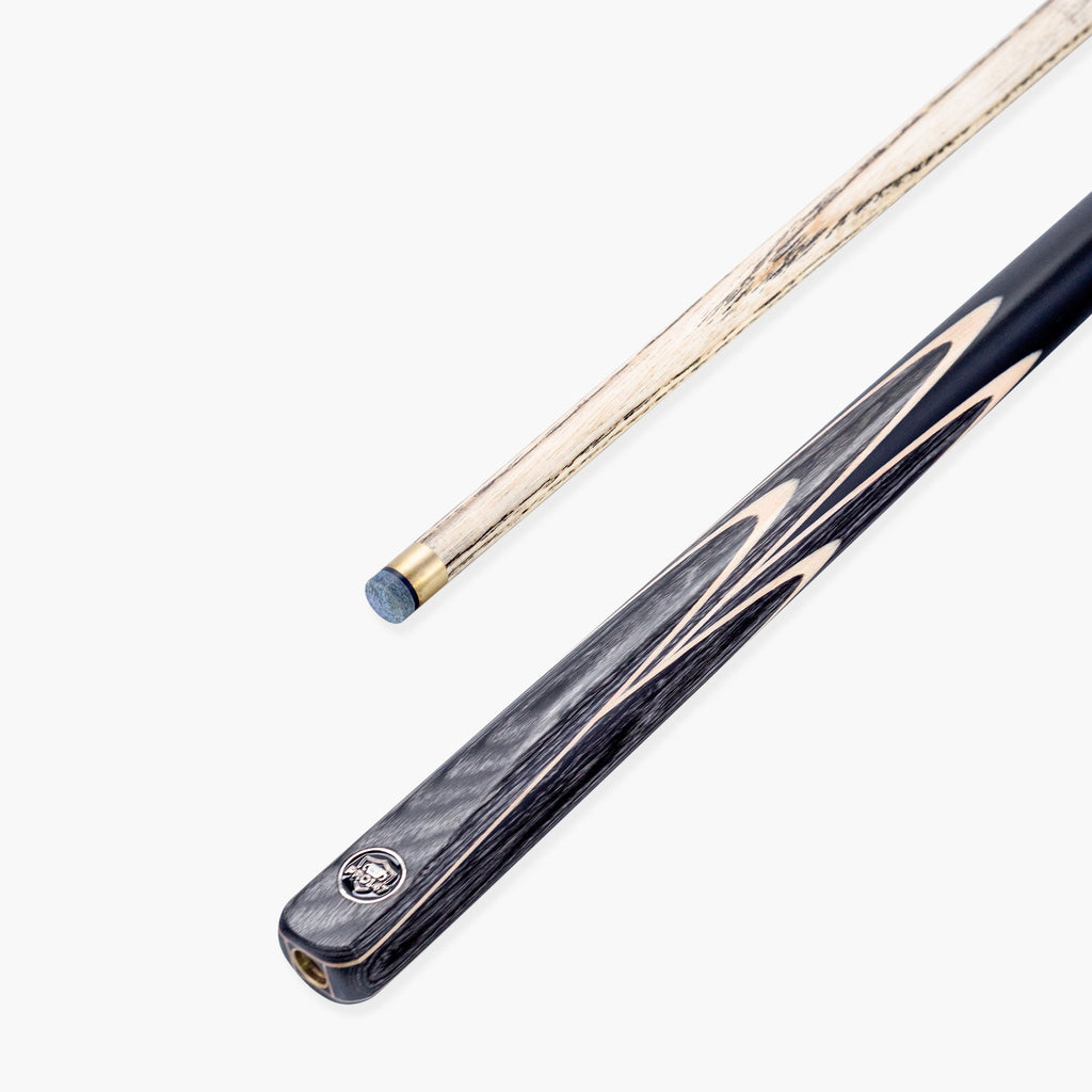 PRO147 Apollo 58 Inch 3/4 Jointed Hand Spliced Premium Snooker and Pool Cue 9.5mm Tip