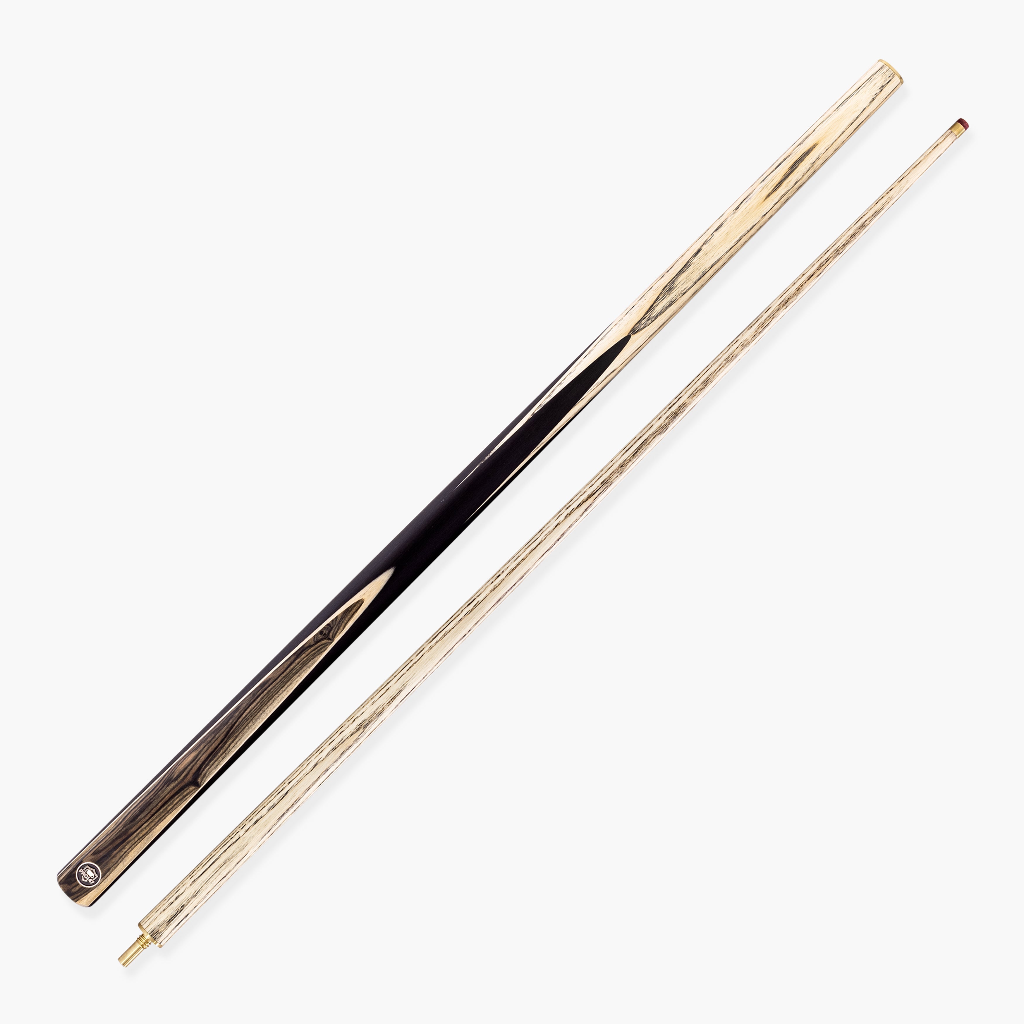 PRO147 Sherwood 2 Piece 57 Inch Snooker and English Pool Cue and Case Set with 9.5mm Red Layered Tip
