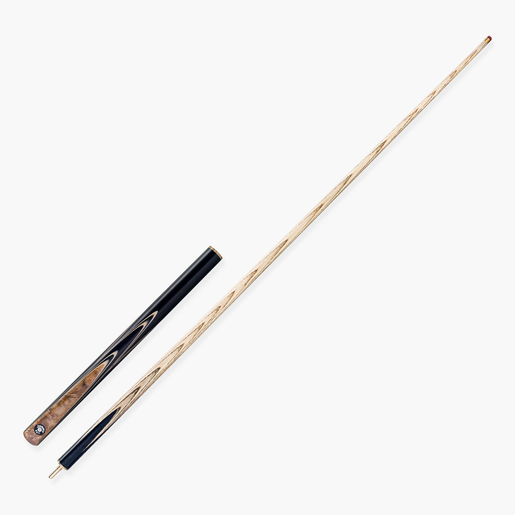 Jonny 8 Ball Pearl Series Gold Burl 3/4 Joint Cue and Case Set with 9mm Professional Layered Leather Tip