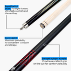 Jonny 8 Ball black 58-inch American pool cue