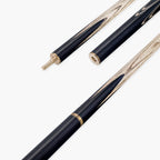 Jonny 8 Ball Pearl Series Gold Burl 57 Inch 3/4 English Pool Cue with 9mm Professional Red Layered Tip