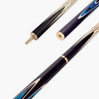 PRO147 Azure Pearl 3/4 Joint Cue and Case Set with 9.5mm Professional Layered Leather Tip