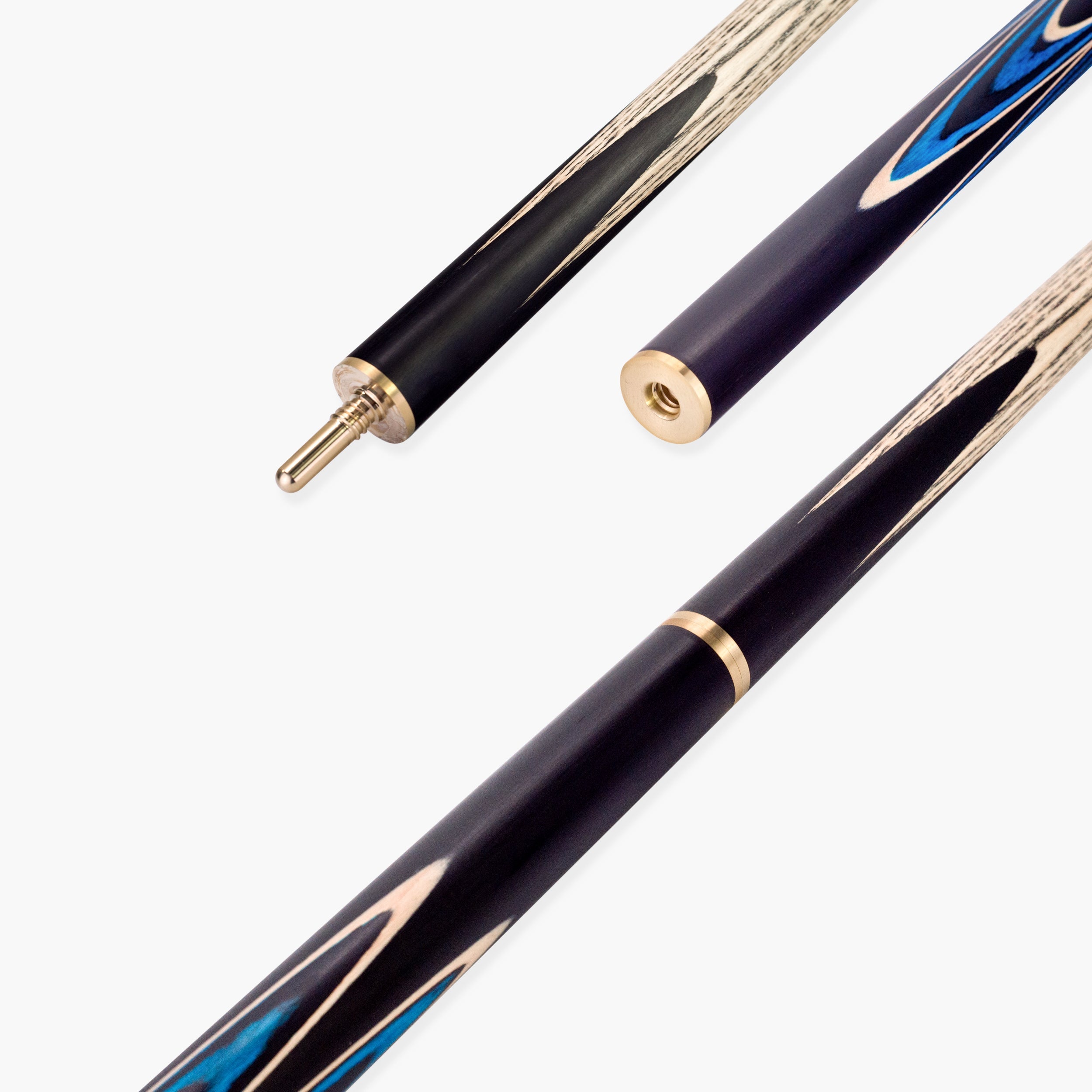 PRO147 Azure Pearl 3/4 Joint Cue and Case Set with 9.5mm Professional Layered Leather Tip