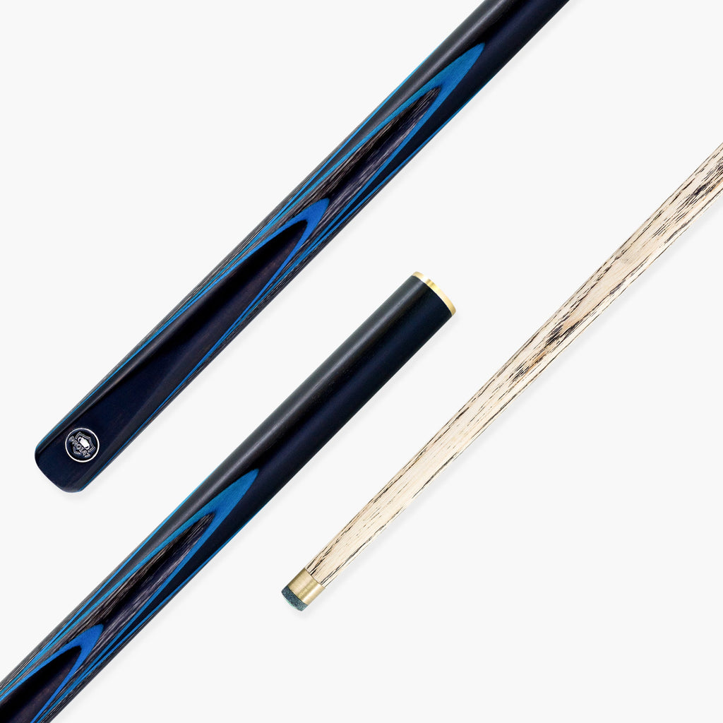 PRO147 Apollo 58 Inch 3/4 Jointed Hand Spliced Premium Snooker and Pool Cue 9.5mm Tip
