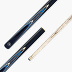 PRO147 Apollo 58 Inch 3/4 Jointed Hand Spliced Premium Snooker and Pool Cue 9.5mm Tip