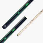 PRO147 Apollo 58 Inch 3/4 Jointed Hand Spliced Premium Snooker and Pool Cue 9.5mm Tip