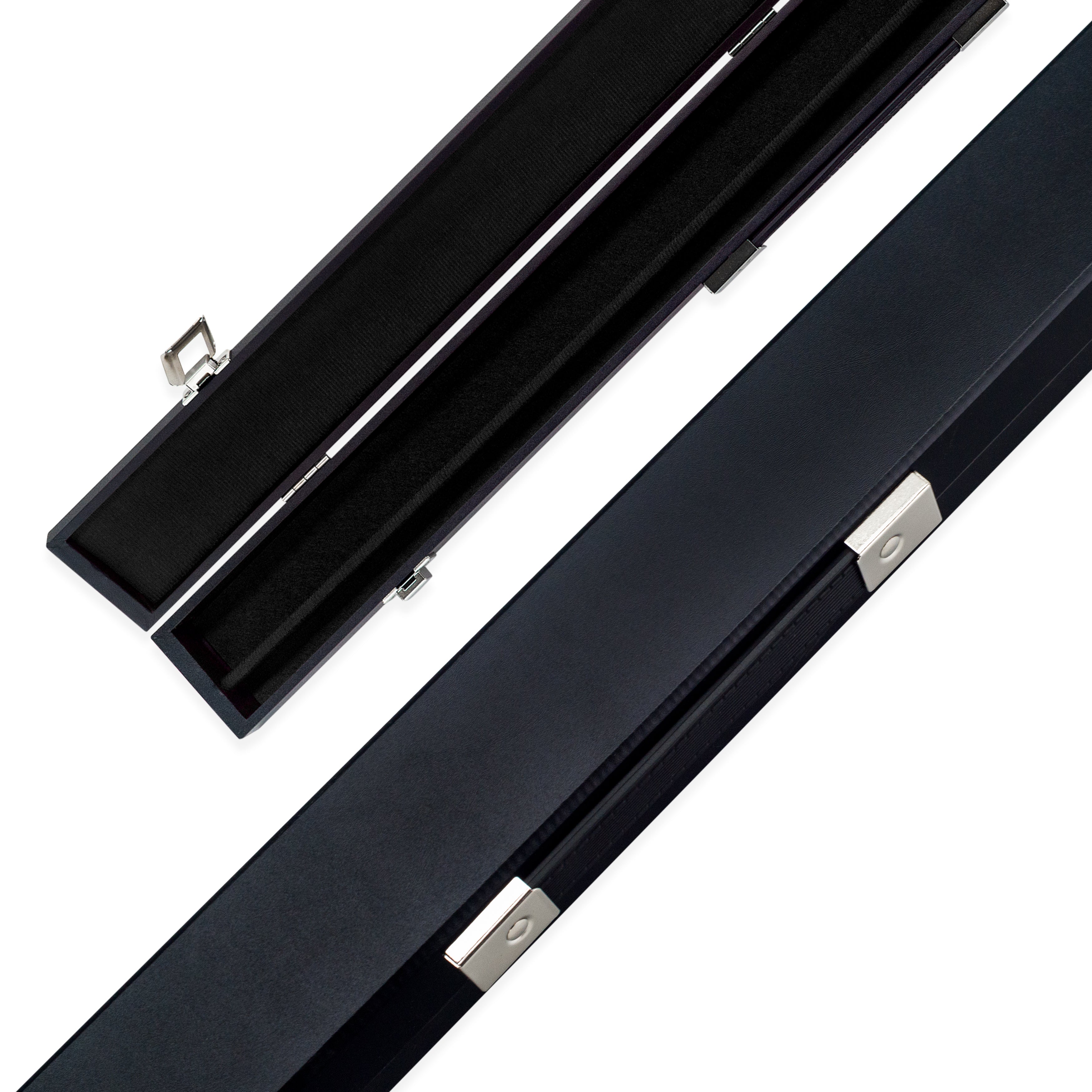 Jonny 8 Ball Jupiter 2 Piece 57 Inch English Pool Cue and Case Set with 8.5mm Red Layered Tip