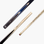PRO147 Vortex 2 Piece 57 Inch Snooker and English Pool Cue and Case Set with 9.5mm Red Layered Tip