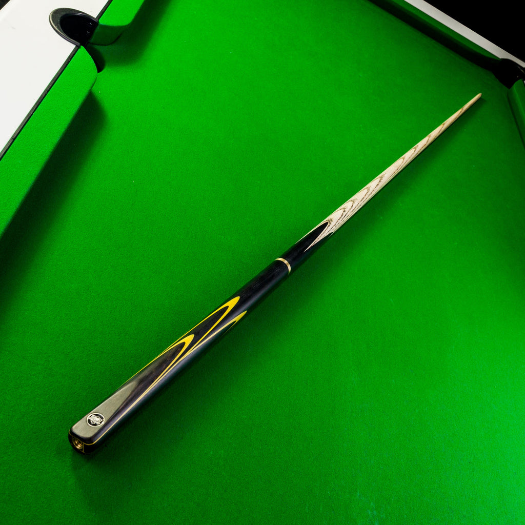 PRO147 Apollo 58 Inch 3/4 Jointed Hand Spliced Premium Snooker and Pool Cue 9.5mm Tip