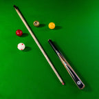 PRO147 Pearl Series Blue Zebra 3/4 Joint Cue with 9.5mm Professional Red Leather Tip