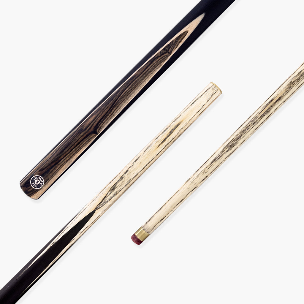 Jonny 8 Ball Sherwood 2 Piece 57 Inch English Pool Cue and Case Set with 8.5mm Red Layered Tip