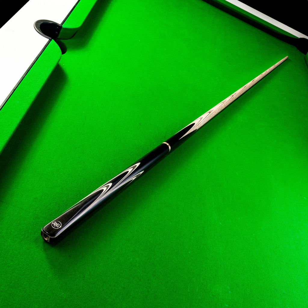 PRO147 Apollo 58 Inch 3/4 Jointed Hand Spliced Premium Snooker and Pool Cue 9.5mm Tip