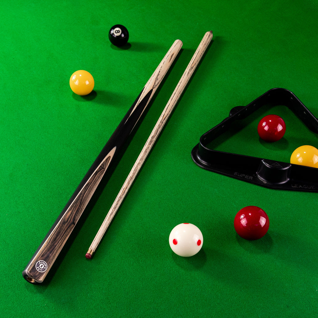 Jonny 8 Ball Sherwood 57 Inch 2 Piece Centre Joint English Pool Cue with 8.5mm Professional Layered Tip