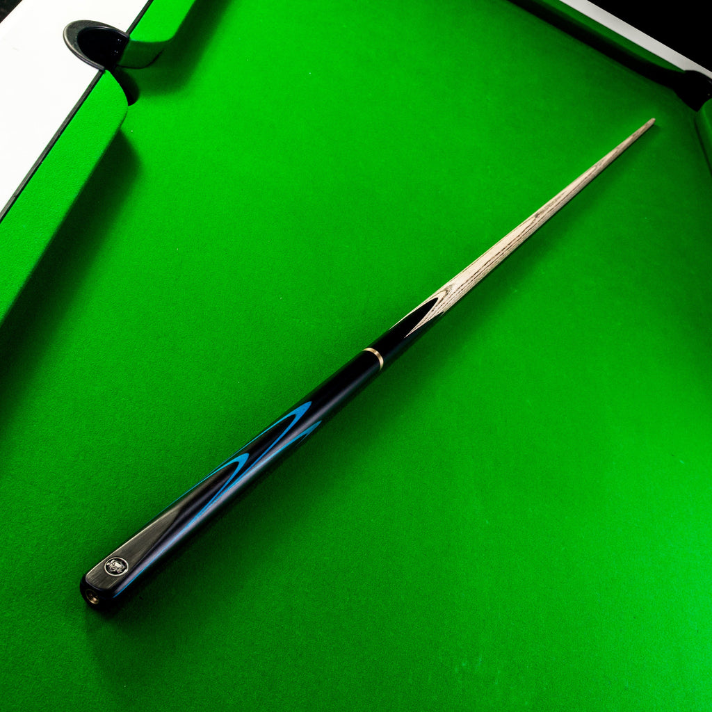 PRO147 Apollo 58 Inch 3/4 Jointed Hand Spliced Premium Snooker and Pool Cue 9.5mm Tip
