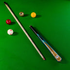 PRO147 Pearl Series Blue Burl 3/4 Joint Cue with 9.5mm Professional Red Leather Tip