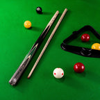 PRO147 Vortex 57 Inch 2 Piece Snooker and Pool Cue with 9.5mm Red Layered Professional Tip