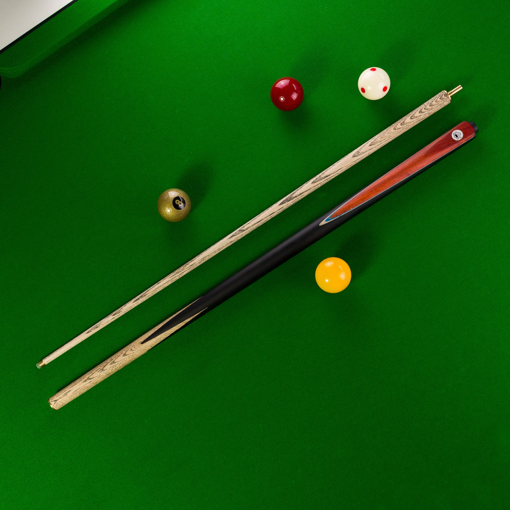 PRO147 PRO MATCH Red 2 Piece Centre Joint Pool Snooker Cue and Case Set 9.5mm Tip