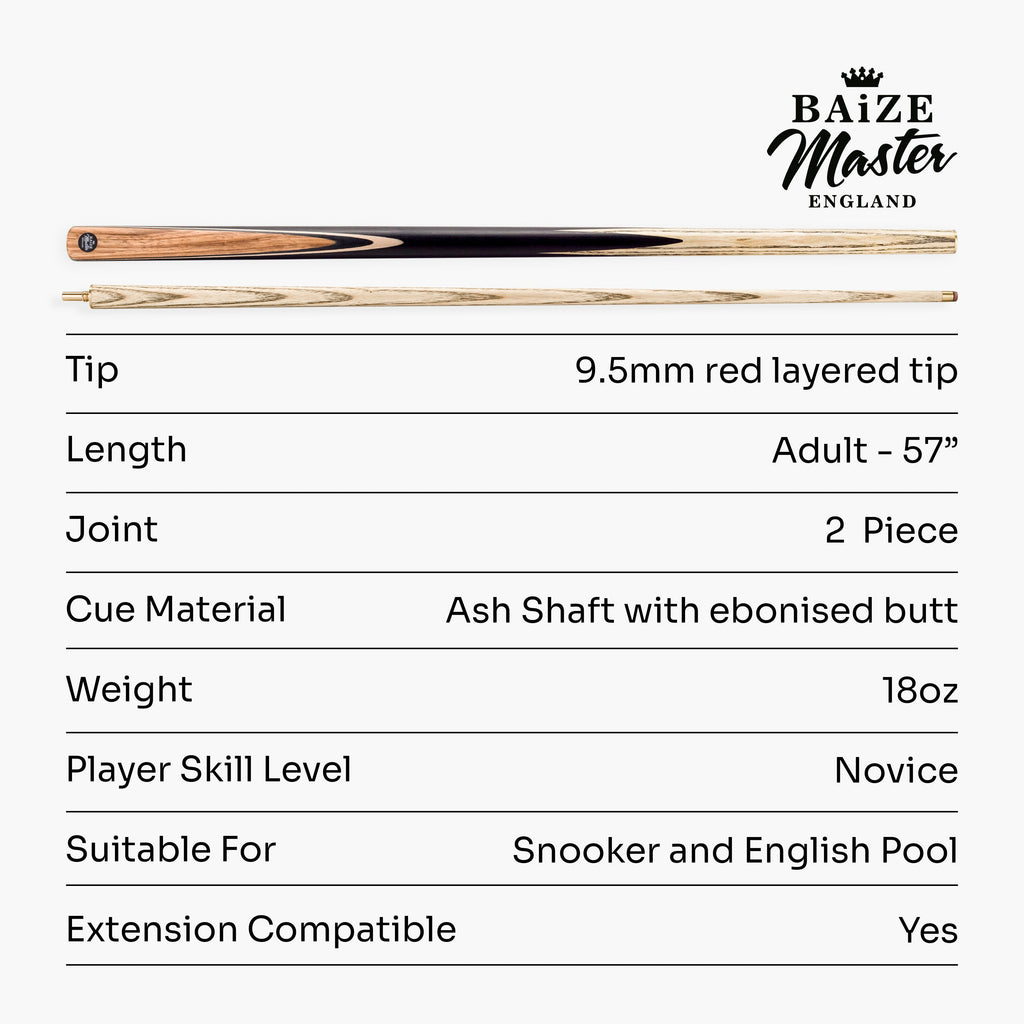 Baize Master Challenger cue and case set
