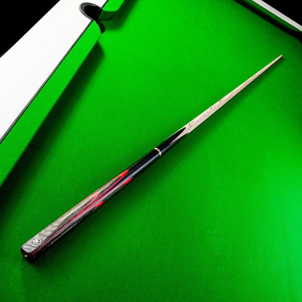 PRO147 Apollo 58 Inch 3/4 Jointed Hand Spliced Premium Snooker and Pool Cue and Case Set 9.5mm Tip