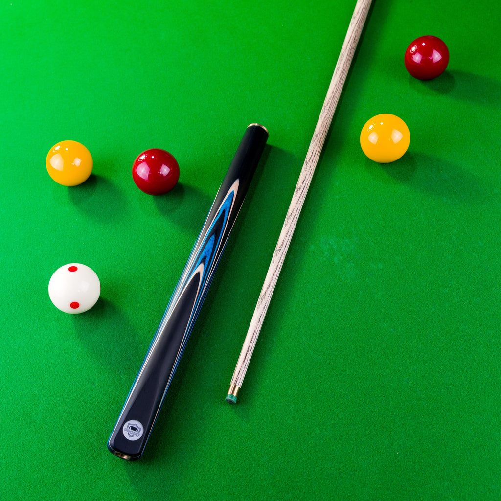 PRO147 Azure Pearl 3/4 Joint Cue and Case Set with 9.5mm Professional Layered Leather Tip