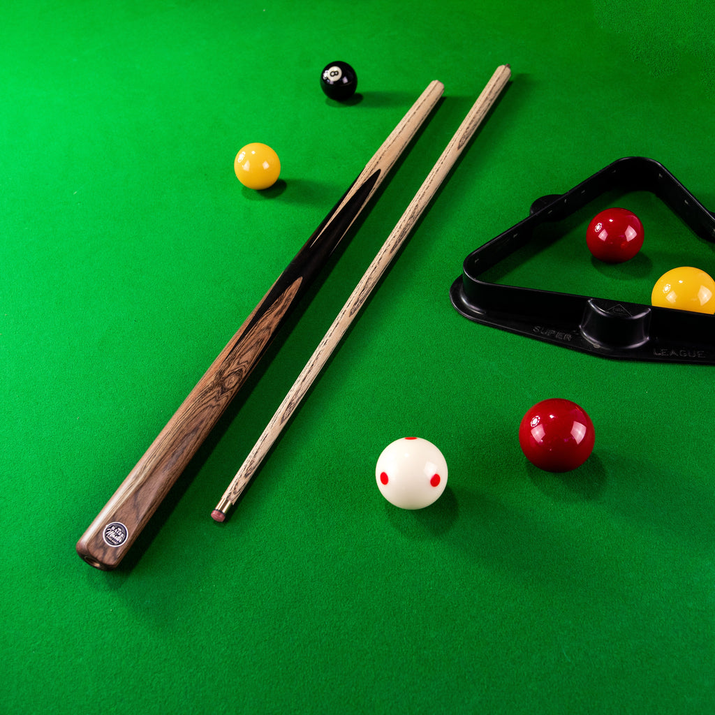 Baize Master Golden Sandalwood pool cue and case set - 9.5mm tip