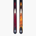 Kudos Brown Bullet 57 Inch 2 Piece Centre Joint Ash Snooker Pool Cue with 9.5mm Tip