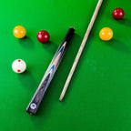 PRO147 Blue Pearl 3/4 Joint Cue and Case Set with 9.5mm Professional Layered Leather Tip
