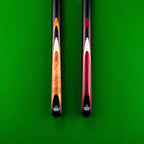 Kudos Brown Bullet 57 Inch 2 Piece Centre Joint Ash Snooker Pool Cue with 9.5mm Tip