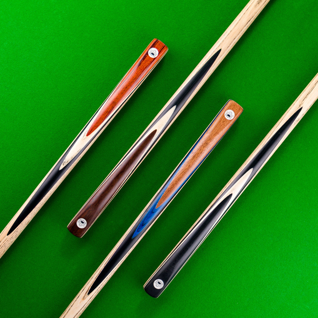 PRO147 Pro Match Rosewood 2 Piece Snooker Pool Cue and Case Set 9.5mm Tip