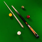 Kudos Brown Bullet 57 Inch 2 Piece Centre Joint Ash Snooker Pool Cue with 9.5mm Tip