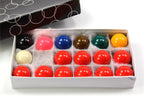 Kids Small ECONOMY SNOOKER 17 Ball Set - 1 5/8Inch (41mm)